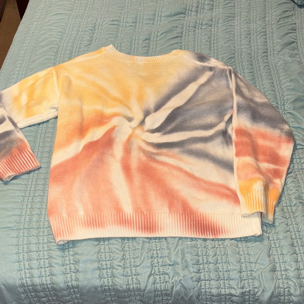 Papermoon Tie-Dye V-Neck Sweater - Picture 3 of 3